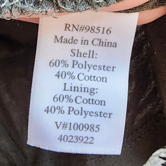 Coldwater Creek Green Stenciled V-Neck Short Sleeve Jersey Size Medium - Picture 9 of 16